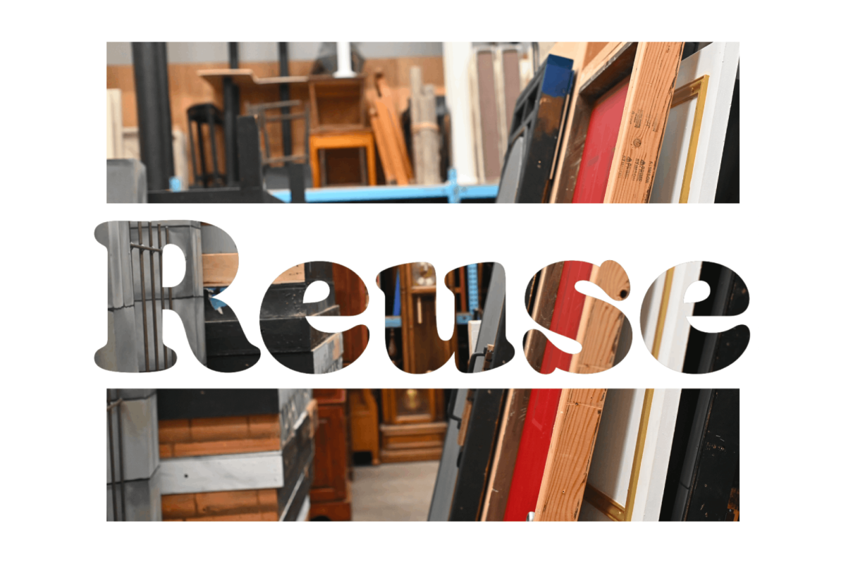 Sets kept in a storage room at West Albany High School